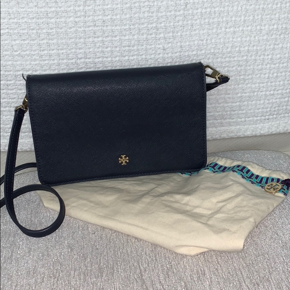 Tory Burch Leather Navy Crossbody